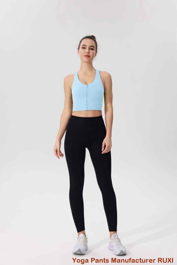 Reggiseno sportivo a coste bianco per donna RUXI it1595