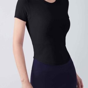 Leggings da allenamento a vita alta blu reale RUXI it395