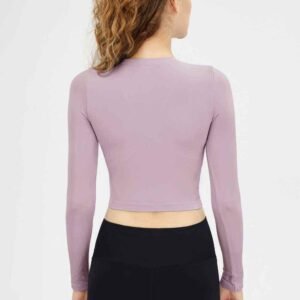 Reggiseno sportivo nero corto per donne attive RUXI it1719