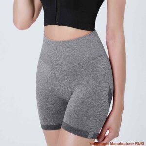 Pantaloni da yoga comodi con vita ripiegata RUXI it1237