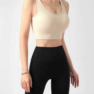 Elegante reggiseno sportivo a quadri per donne attive RUXI