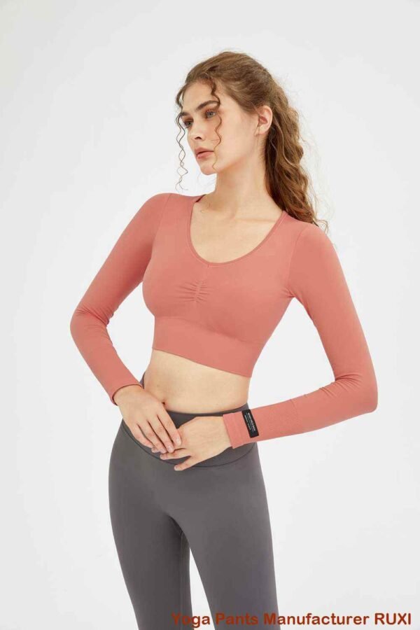 Pantaloni da yoga in poliestere elasticizzato e spandex