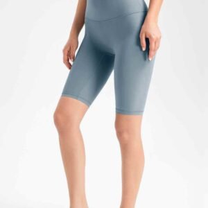 Pantaloni corti a vita alta verde acceso RUXI it886