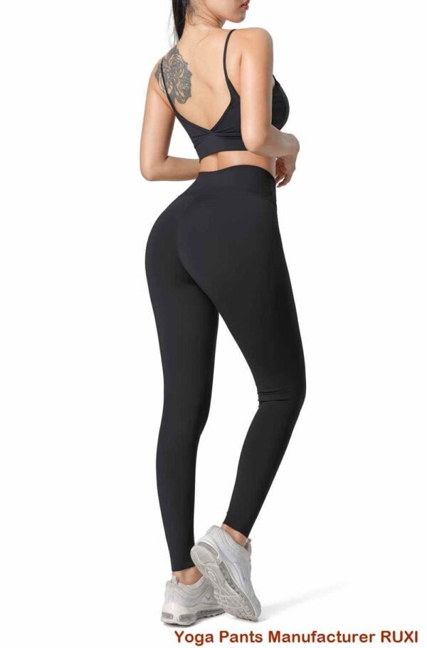 Leggings a vita alta svasati e arricciati RUXI it372