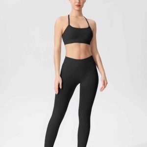 Elegante abbigliamento yoga bianco per donna RUXI it967
