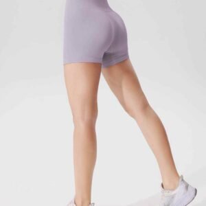 Reggiseno sportivo senza cuciture verde chiaro per donna