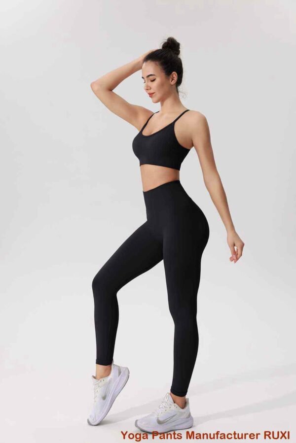 Leggings da palestra classici neri e bianchi RUXI it1234