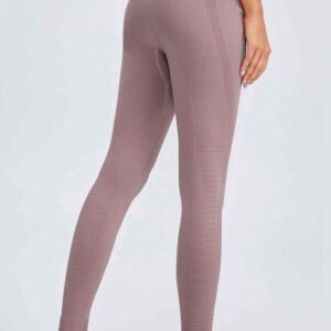 Leggings da allenamento a vita alta verde scuro RUXI it620