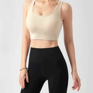 Pantaloni da yoga a vita alta azzurri RUXI it243