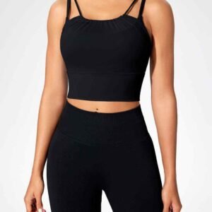 Leggings da yoga blu navy per donna RUXI it747