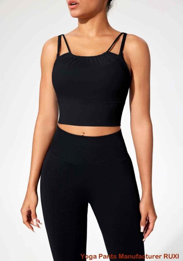 Leggings da yoga blu navy per donna RUXI it747