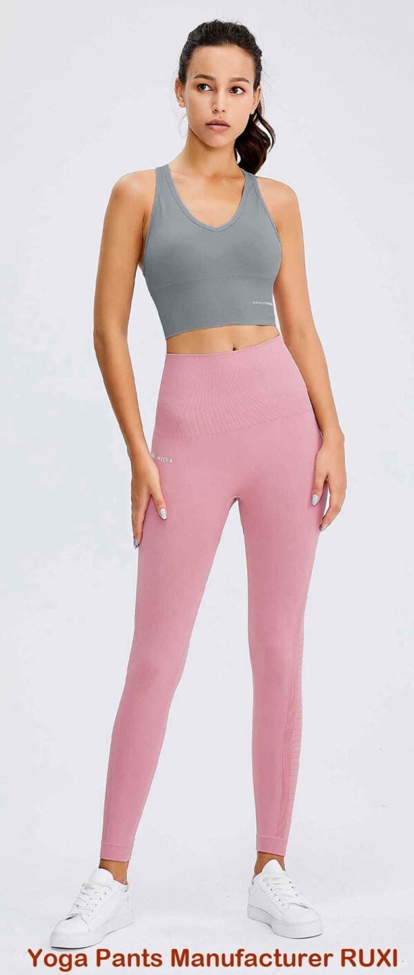 Leggings da allenamento a quadri per comfort e stile RUXI