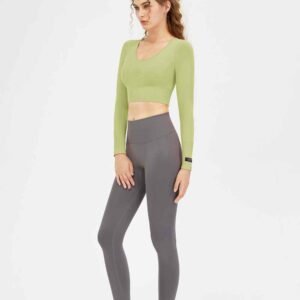 Pantaloni da yoga in morbido cotone bianco per donna RUXI