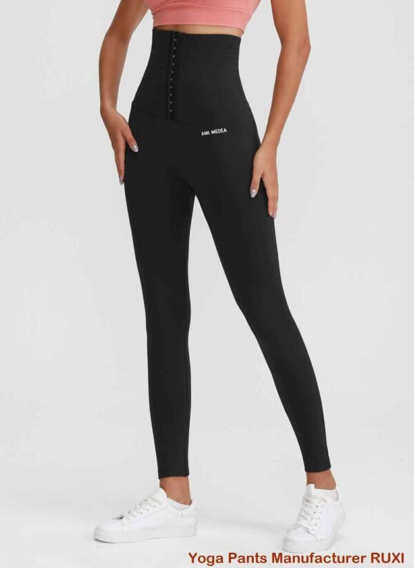 Pantaloncini da yoga senza cuciture a vita alta RUXI