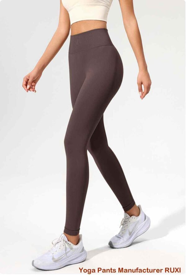 Pantaloni da yoga rossi svasati per donna RUXI it583