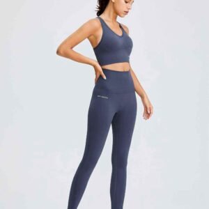 Leggings da corsa con tasca portaoggetti con cerniera RUXI