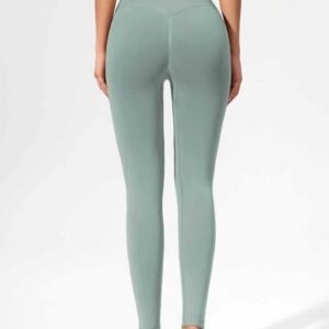 Pantaloni da yoga a vita alta incrociati per donna RUXI