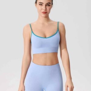 Pantaloni da yoga a vita alta blu reale RUXI it247