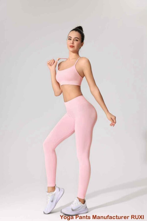 Pantaloni da yoga neri comodi per le donne RUXI it338