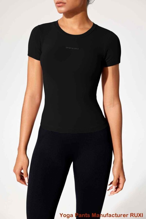 Leggings svasati a vita alta pantaloni da yoga per donna