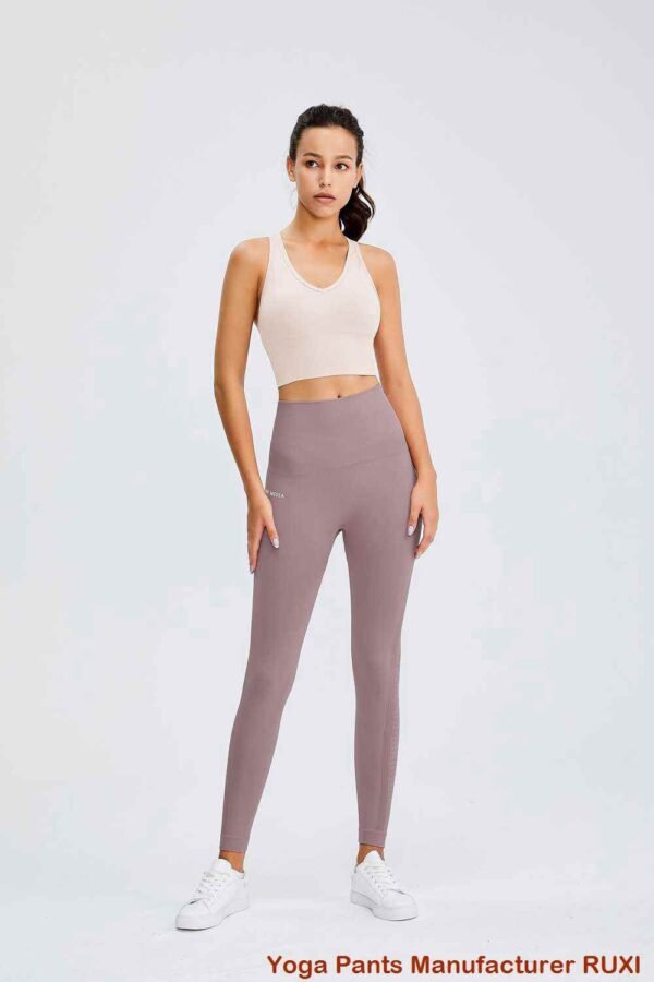 Leggings elastici da palestra a zampa per donna RUXI it446