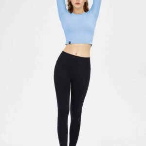 Pantaloni da yoga svasati Comfort Fit con spacchi laterali