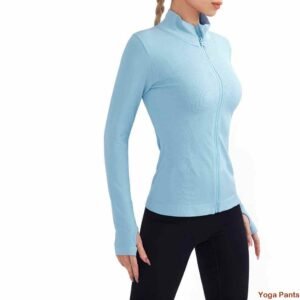 Pantaloni da yoga grigi bianchi per donna RUXI it1372