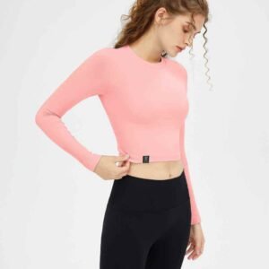 Pantaloni corti color carne a vita alta per donna RUXI