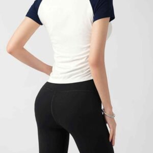 Collant da yoga UltraStretch neri per donna RUXI it942