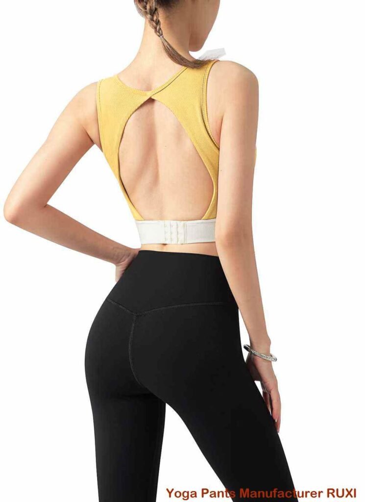 Comodi pantaloni da yoga elasticizzati per le donne RUXI