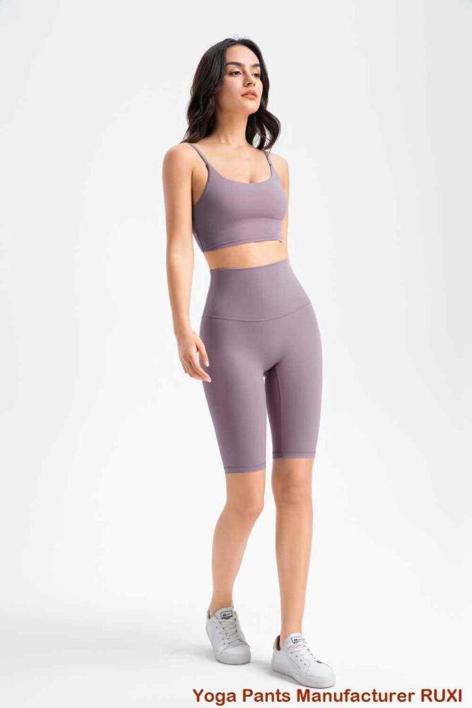 Pantaloncini da tuta in spandex ultra elasticizzato RUXI