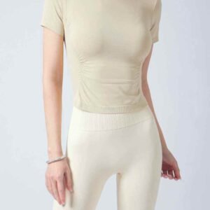 Pantaloni da yoga a vita alta incrociati RUXI it471