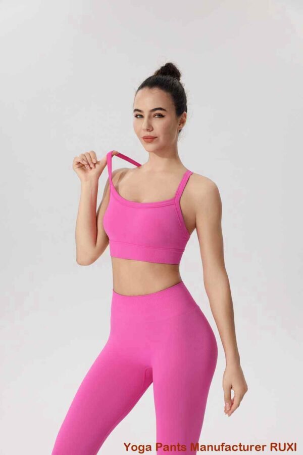 Set di vestiti da yoga per donna abbigliamento sportivo