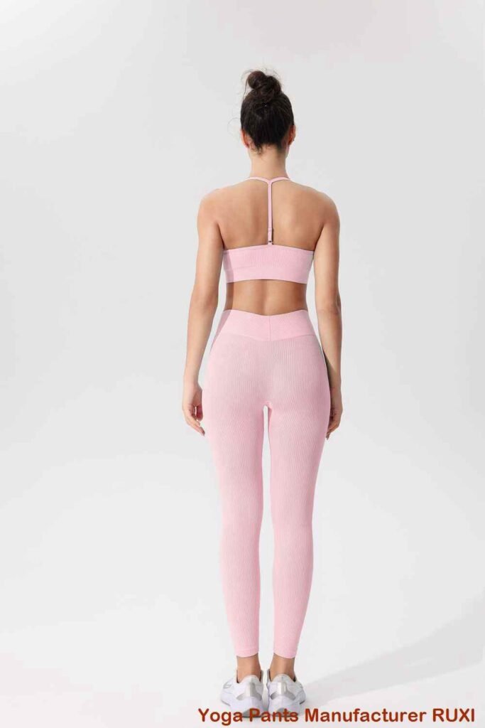 Pantaloncini da ciclista attivi a vita alta da donna RUXI