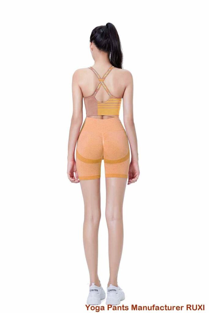 pantaloncini da allenamento grigi da donna RUXI it3351