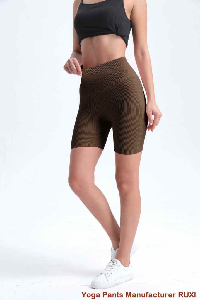Confezione da 6 pantaloncini da ciclista yoga per donna