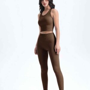 Pantaloni da yoga bianchi ultra aderenti per donna RUXI