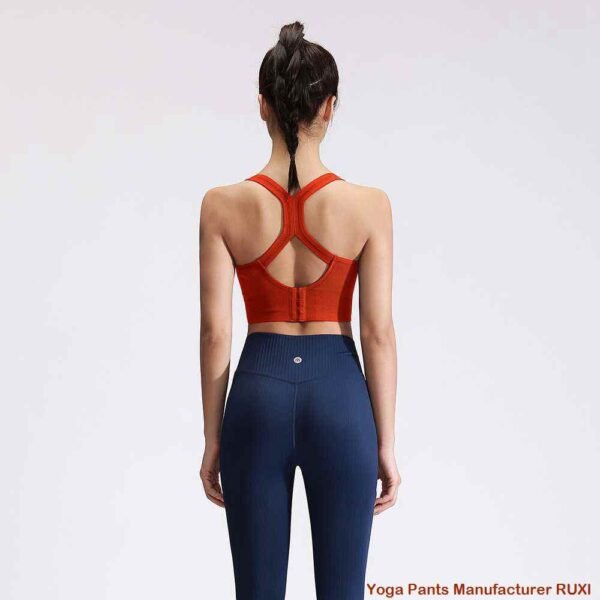 Pantaloni da yoga svasati con vita a V per donna RUXI