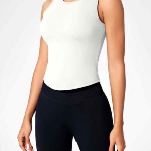 Pantaloni da yoga elasticizzati a vita alta per donna RUXI