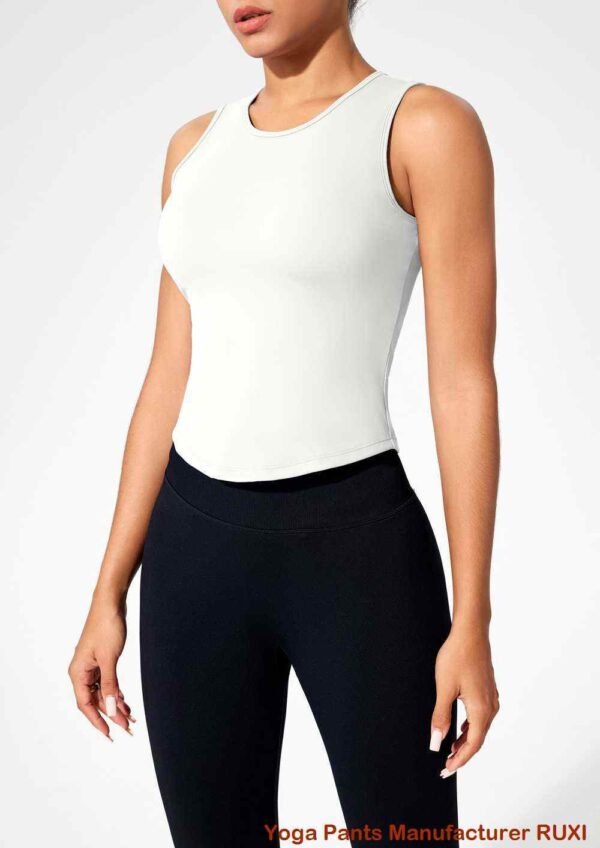 Pantaloni da yoga elasticizzati a vita alta per donna RUXI