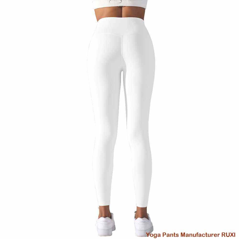 Pantaloncini da yoga arricciati a vita alta per donna RUXI
